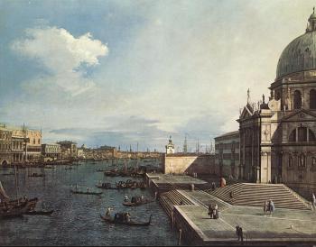 Canaletto : The Grand Canal at the Salute Church